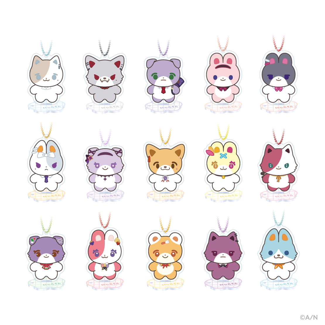 [Pre-order] Nijisanji 【にじたうんぐっず いち】Acrylic Standee Keychain