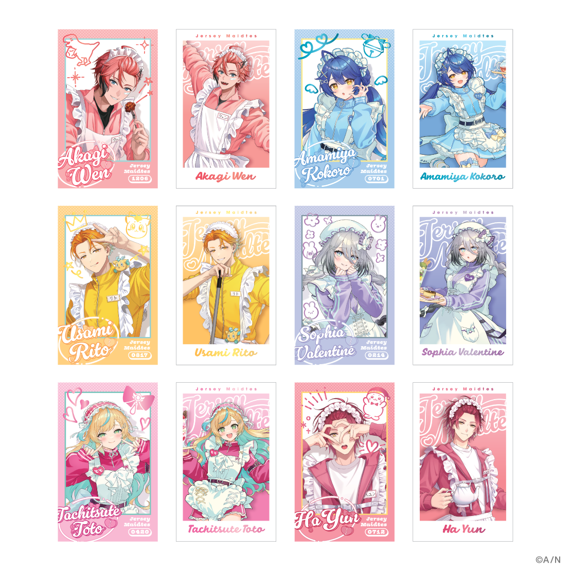 [Pre-order] Nijisanji 【Jersey Maidtes】Random card