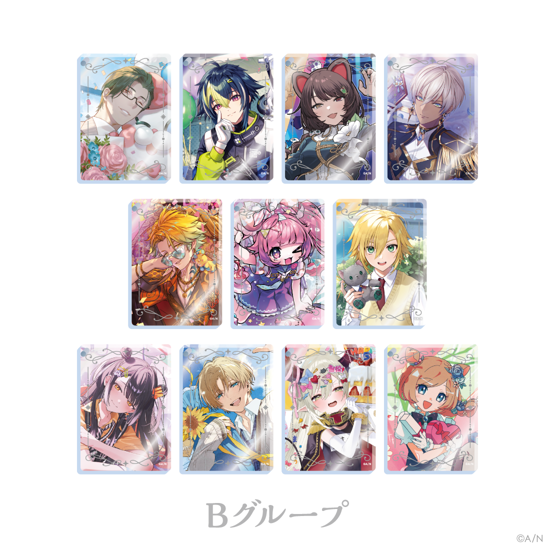 [預訂] Nijisanji 【にじさんじ ノスタルジアコレクション2026】アクリルブロックキーホルダー Bグループ(亞克力塊鑰匙扣 B組)  [NIJISANJI Official Store 6th Anniversary]