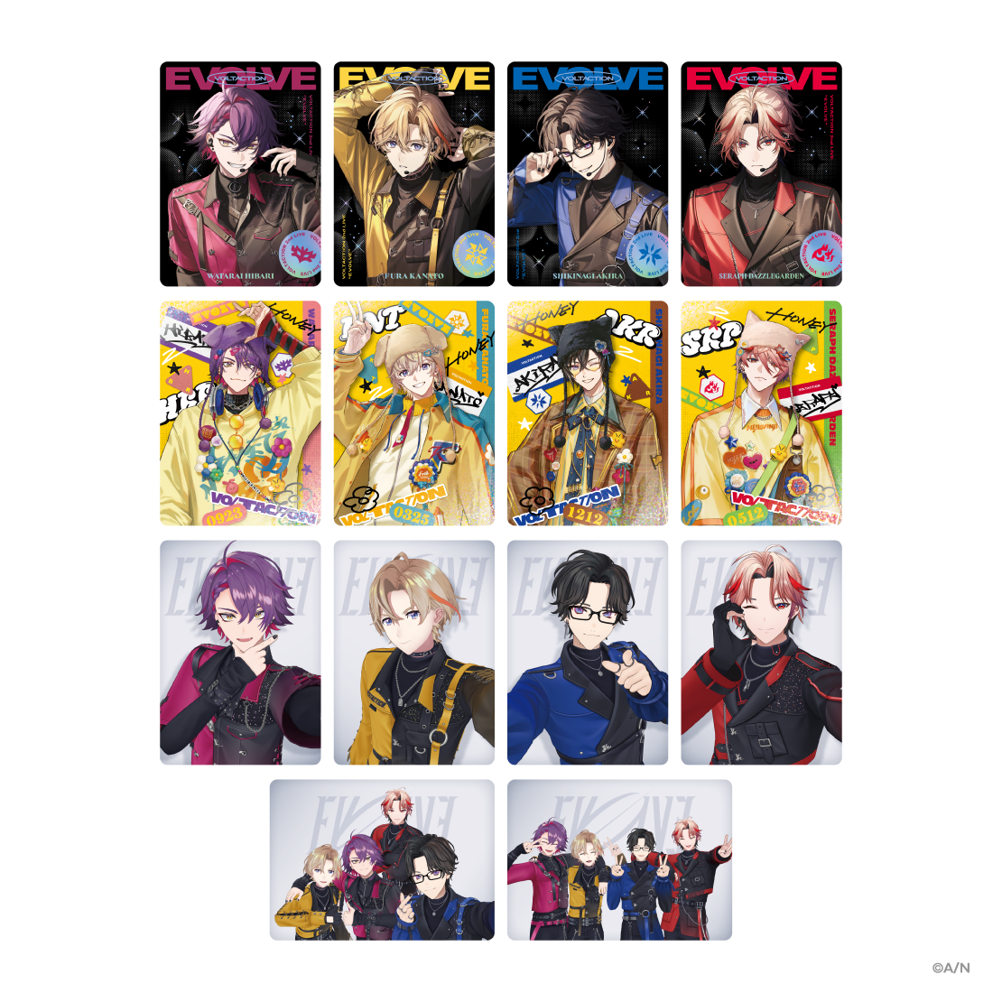 [預訂] Nijisanji 【VOLTACTION 2nd LIVE】ランダムコレクションカード(隨機卡)