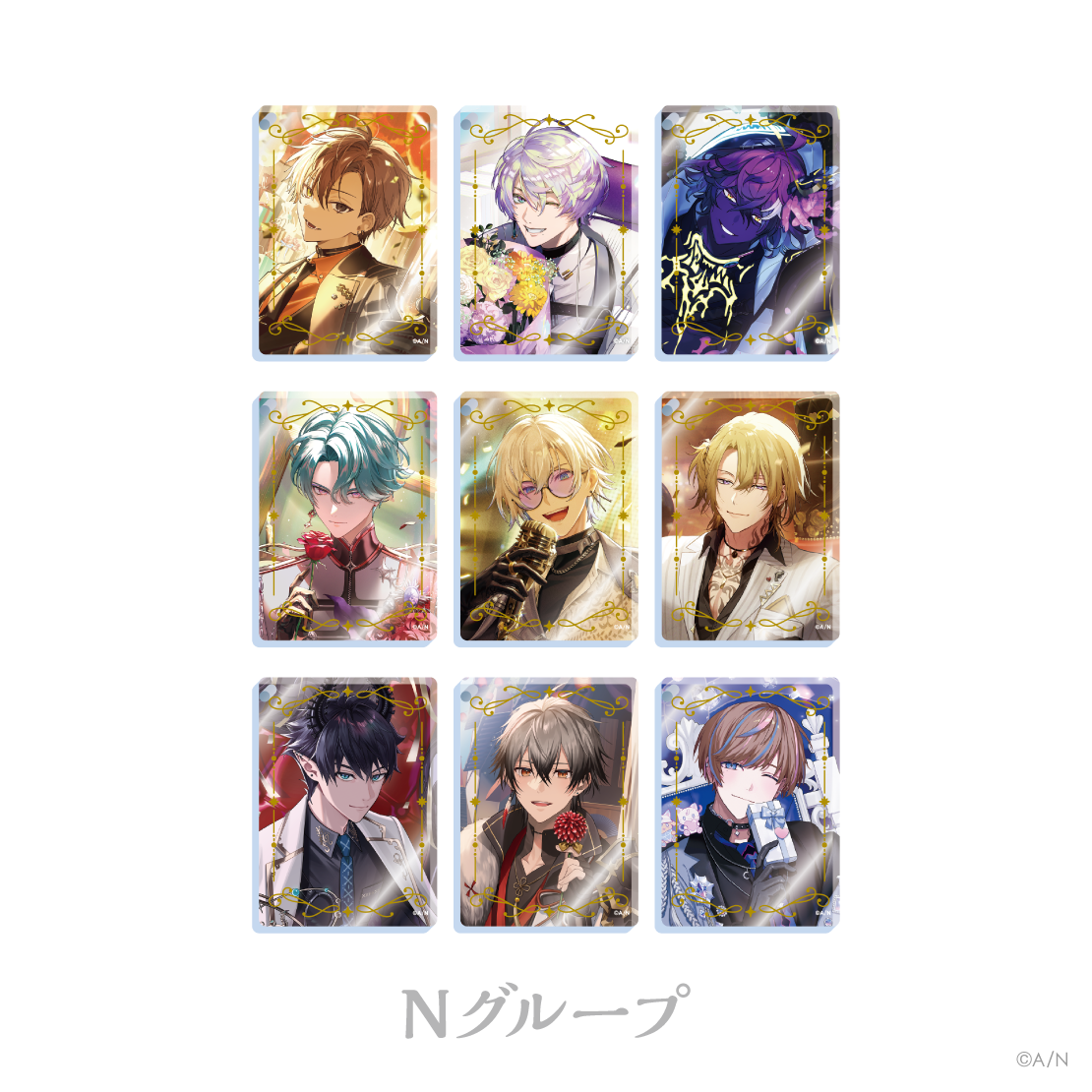 [預訂] Nijisanji 【にじさんじ ノスタルジアコレクション2026】アクリルブロックキーホルダー Nグループ(亞克力塊鑰匙扣 N組)  [NIJISANJI Official Store 6th Anniversary]