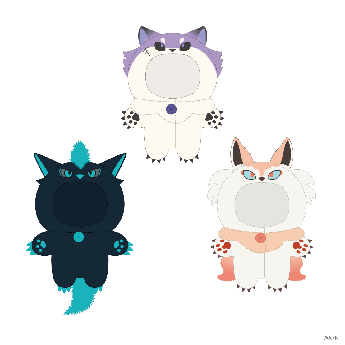 [預訂] Nijisanji 【VΔLZ 6th】にじぬいきぐるみ(娃衫)