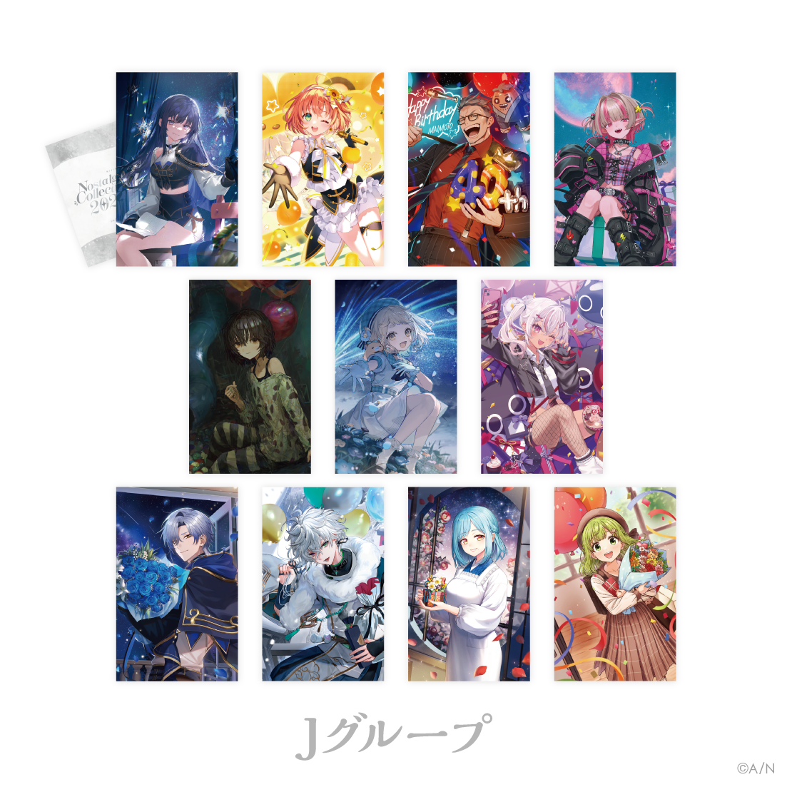 [預訂] Nijisanji 【にじさんじ ノスタルジアコレクション2026】ランダムコレクションカード Jグループ(隨機收藏卡 J組)  [NIJISANJI Official Store 6th Anniversary]