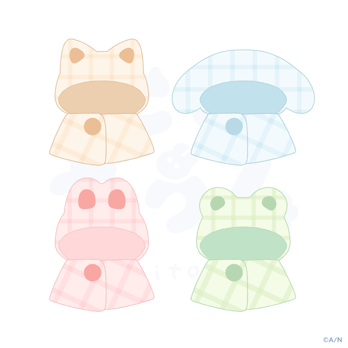 [Pre-order] Nijisanji 【にじたうんかすたむ おうちすたいる】フードつきポンチョ(Hooded cape)