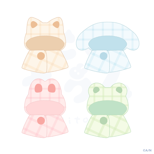 [預訂] Nijisanji 【にじたうんかすたむ おうちすたいる】フードつきポンチョ(連帽斗篷)  [NIJISANJI Official Store 6th Anniversary]