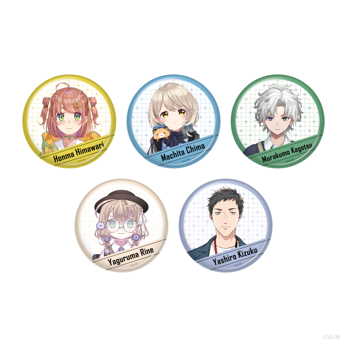 [預訂] Nijisanji 【Another Style Goods vol.1】缶バッジ (徽章) [NIJISANJI Official Store 6th Anniversary]