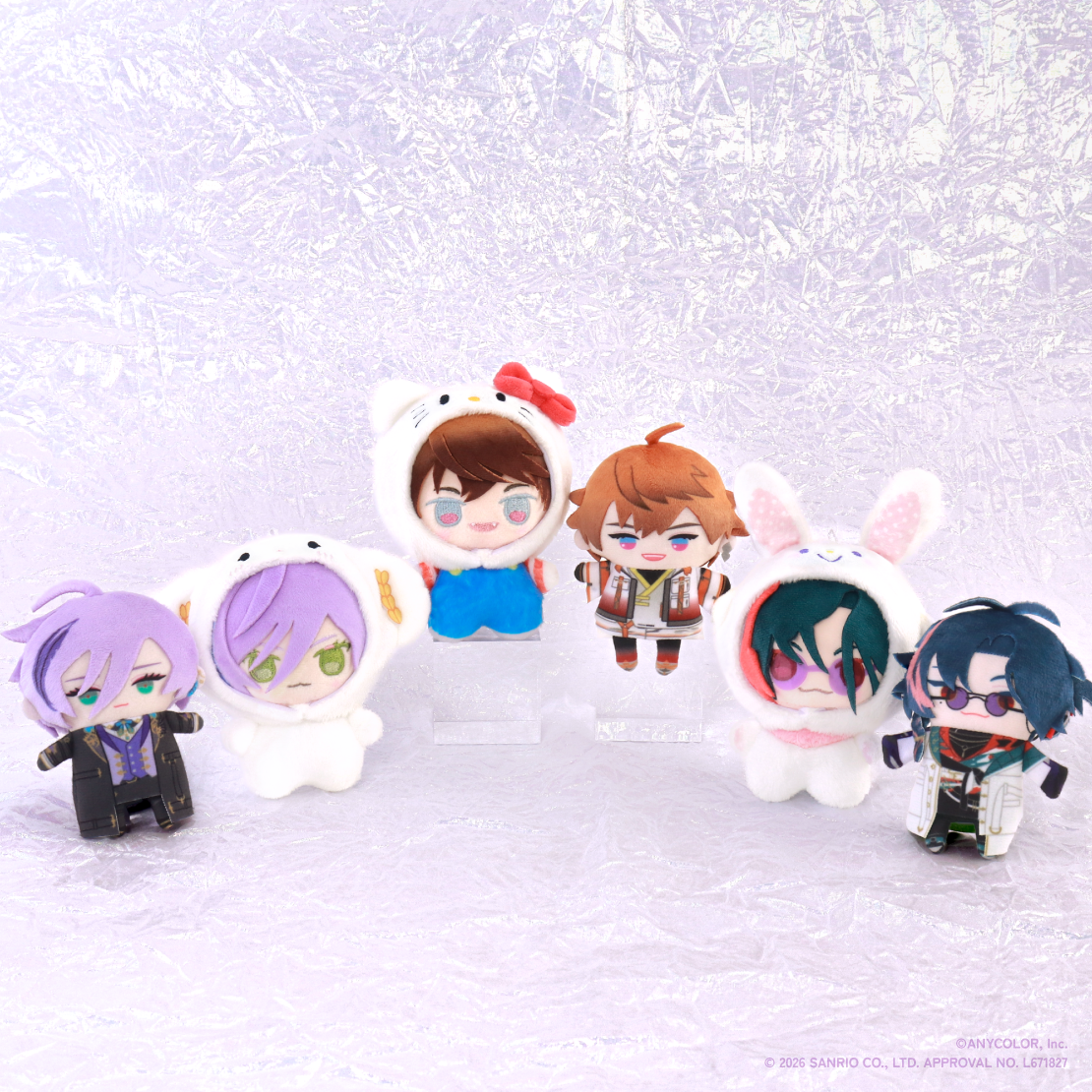 [Pre-order] Nijisanji 【3SKM×サンリオキャラクターズ】Costume  Plushie