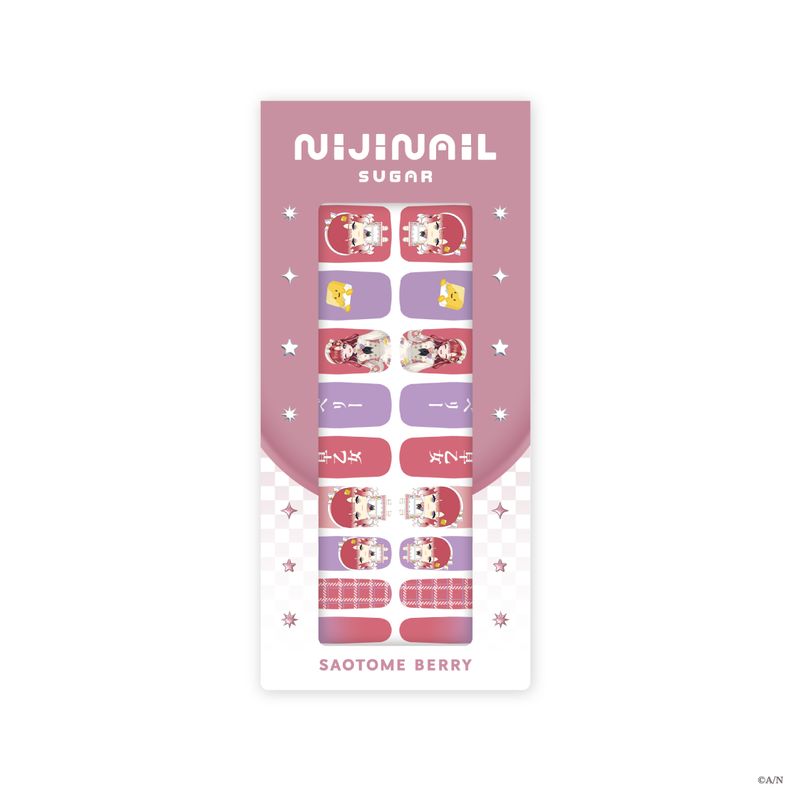 [預訂] Nijisanji 【にじネイル Sugar】ネイルシール(指甲貼)