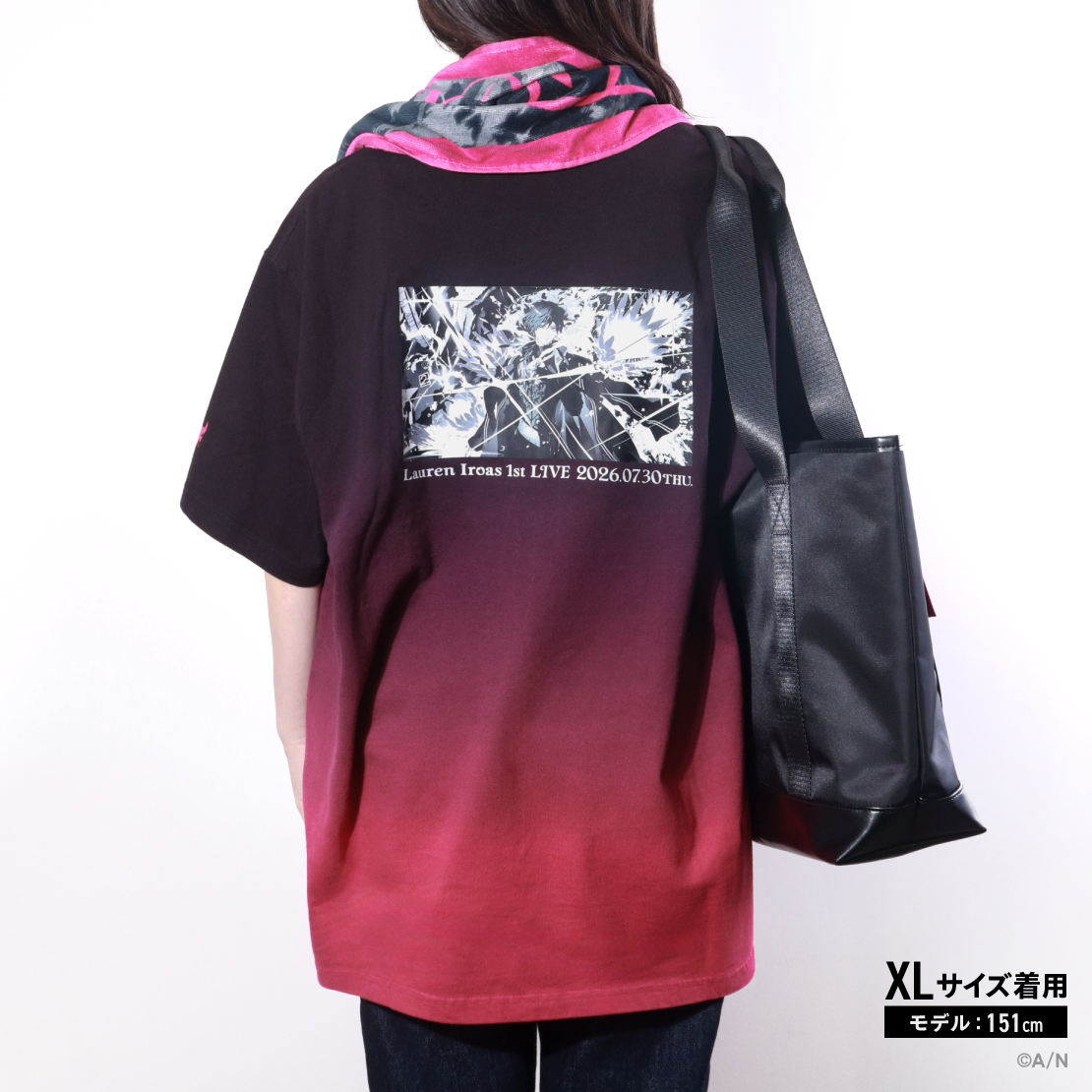 [預訂] Nijisanji 【ローレン 1st LIVE】Tシャツ (T恤)【ローレン・イロアス 1st LIVE “FACE”】