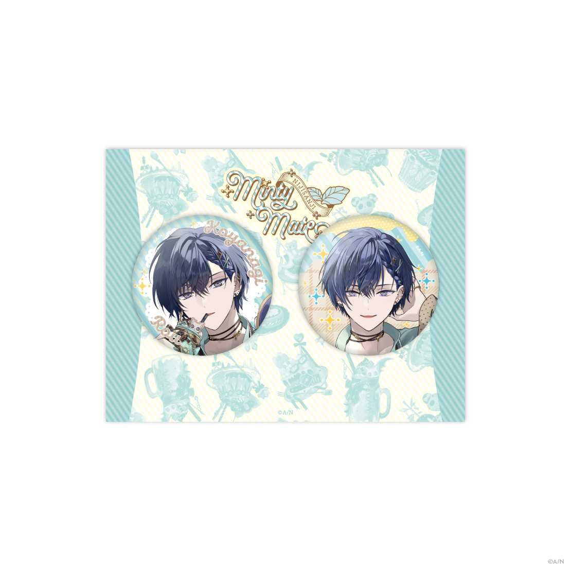[預訂] Nijisanji 【Minty Mate】缶バッジ セット(徽章set)