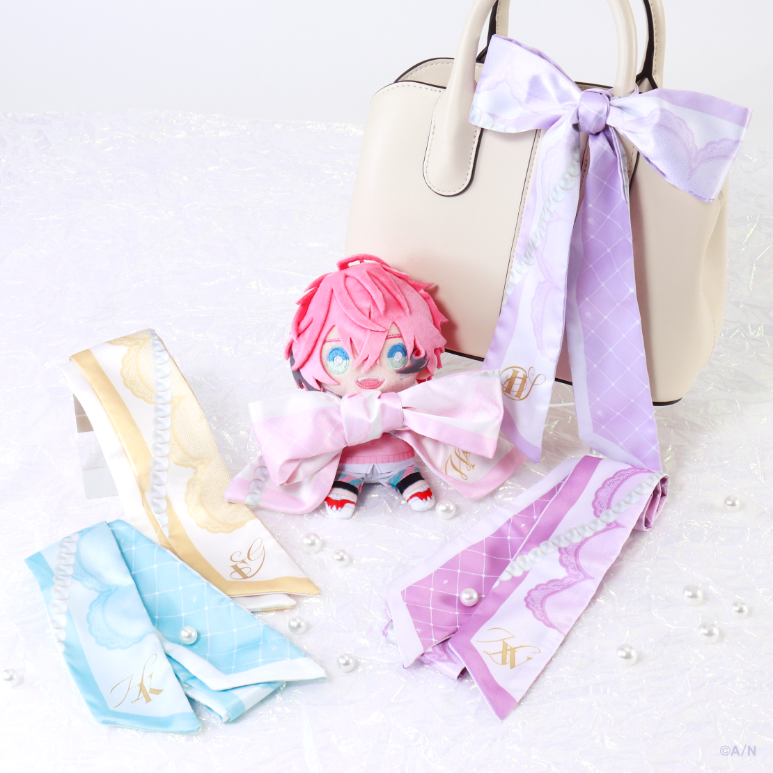 [預訂] Nijisanji 【Luminous Marriage】リボンスカーフ＆スカーフアクセサリー(蝴蝶結圍巾&圍巾飾品)