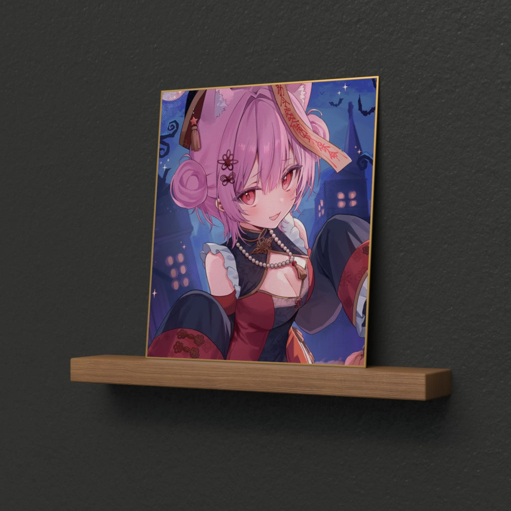 「預訂」 Vtuber みけねこ(mikeneko)  萬聖節限定殭屍衣裝☆色紙