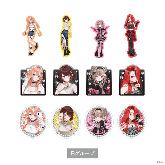 [預訂] Nijisanji 【#HYPE-ME】ランダムステッカー Bグループ (隨機貼紙 B組) [NIJISANJI Official Store 6th Anniversary]