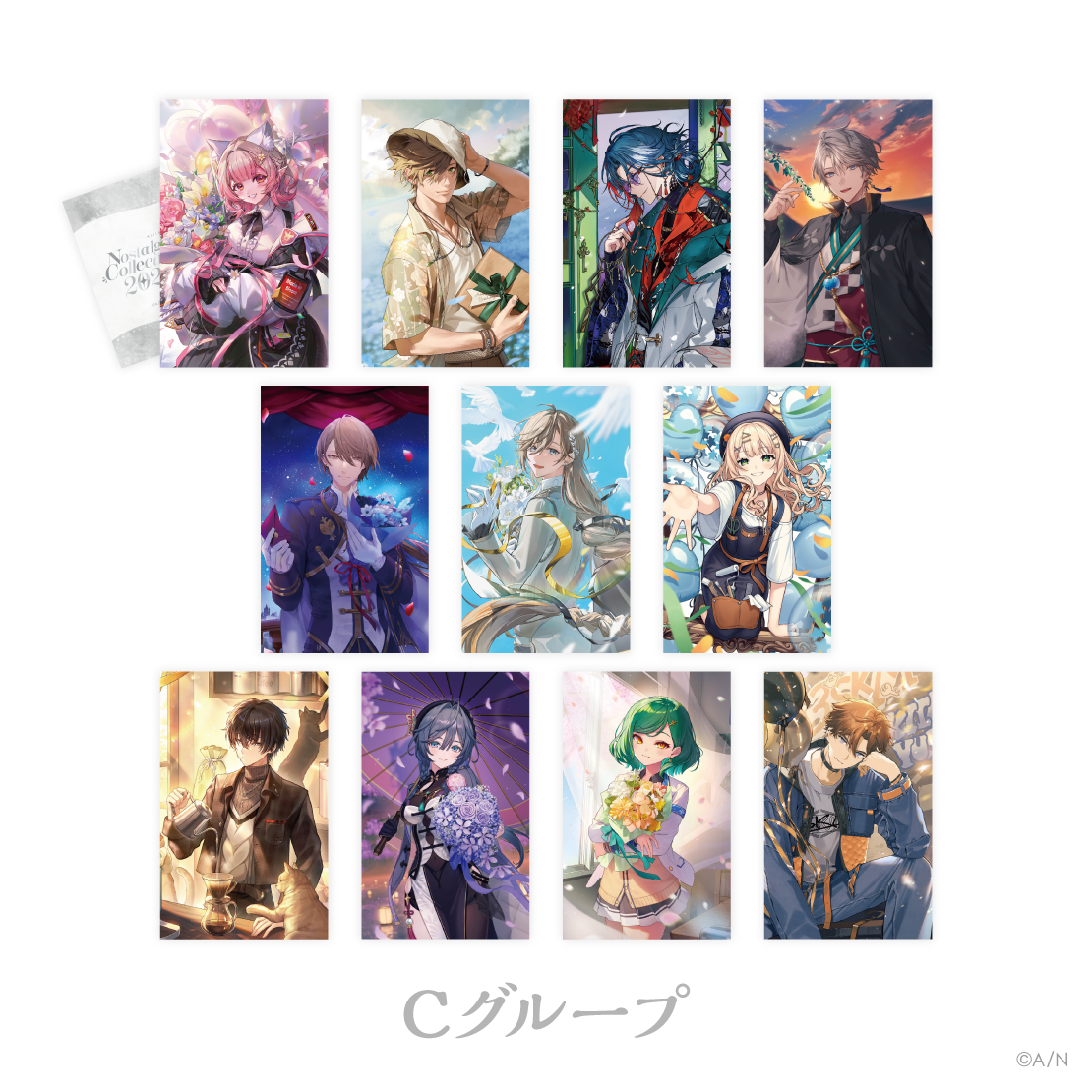 [預訂] Nijisanji 【にじさんじ ノスタルジアコレクション2026】ランダムコレクションカード Cグループ(隨機收藏卡 C組)  [NIJISANJI Official Store 6th Anniversary]