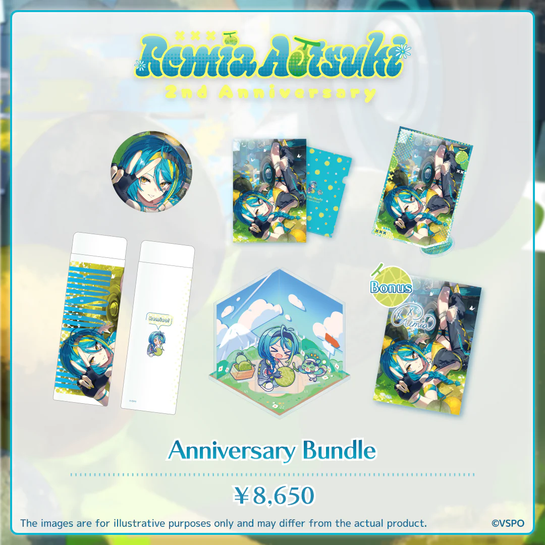 「預訂」VSPO 青月レミア(Remia Aotsuki) 2周年記念2026