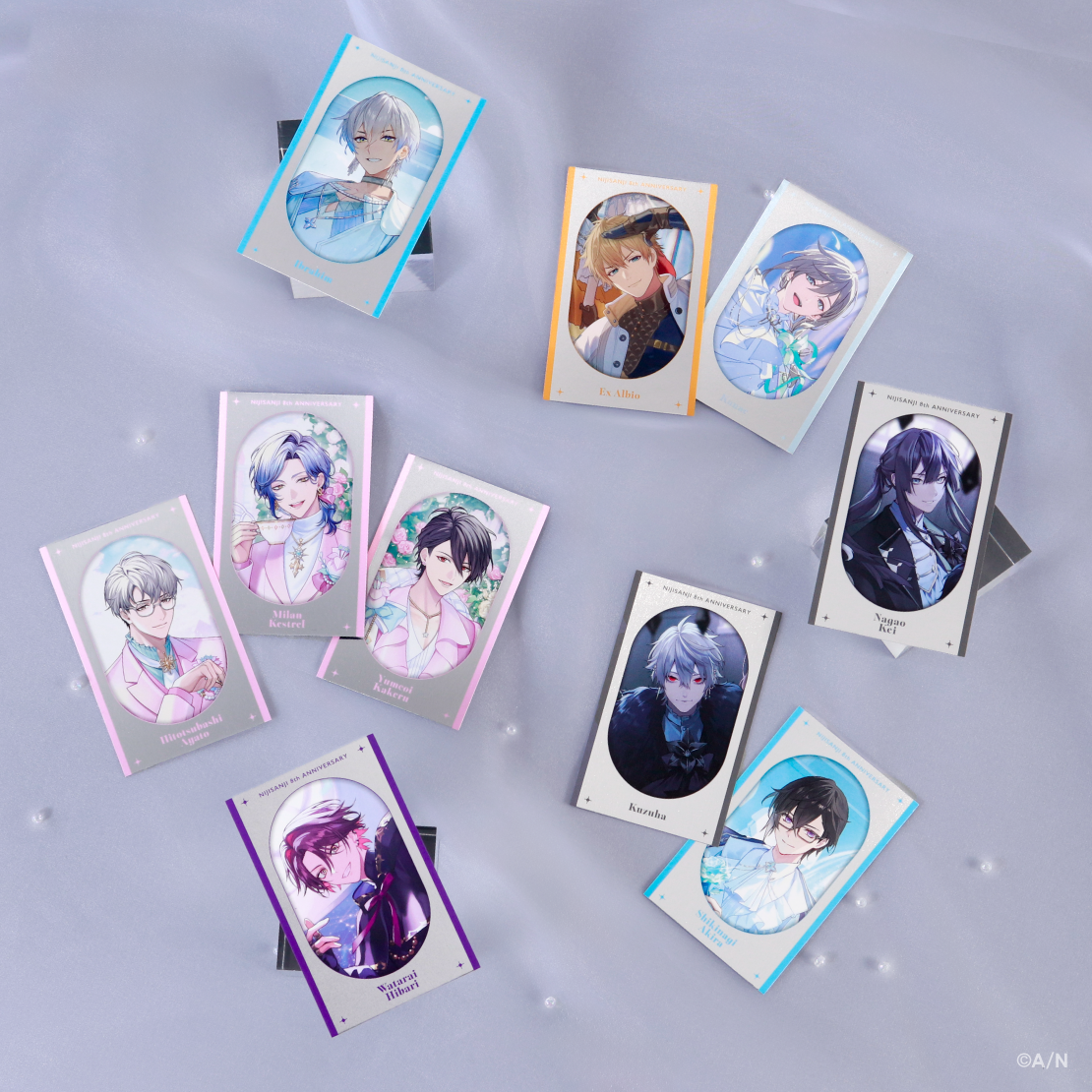 [預訂] Nijisanji 【にじさんじ 8th】ランダムメタルカード Aグループ (隨機金屬卡 A組) [NIJISANJI Official Store 6th Anniversary]
