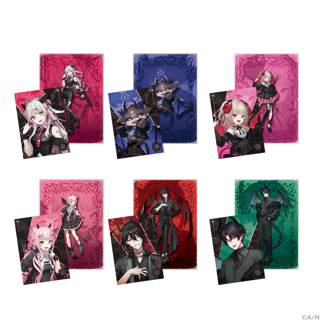 [預訂] Nijisanji 【Devil's Invitation】クリアファイル＆ミニポスター(透明資料夾&迷你海報)