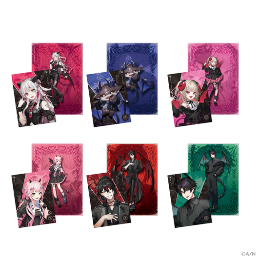 [Pre-order] Nijisanji 【Devil's Invitation】クリアファイル＆ミニポスター (Transparent Folder & Mini Poster)