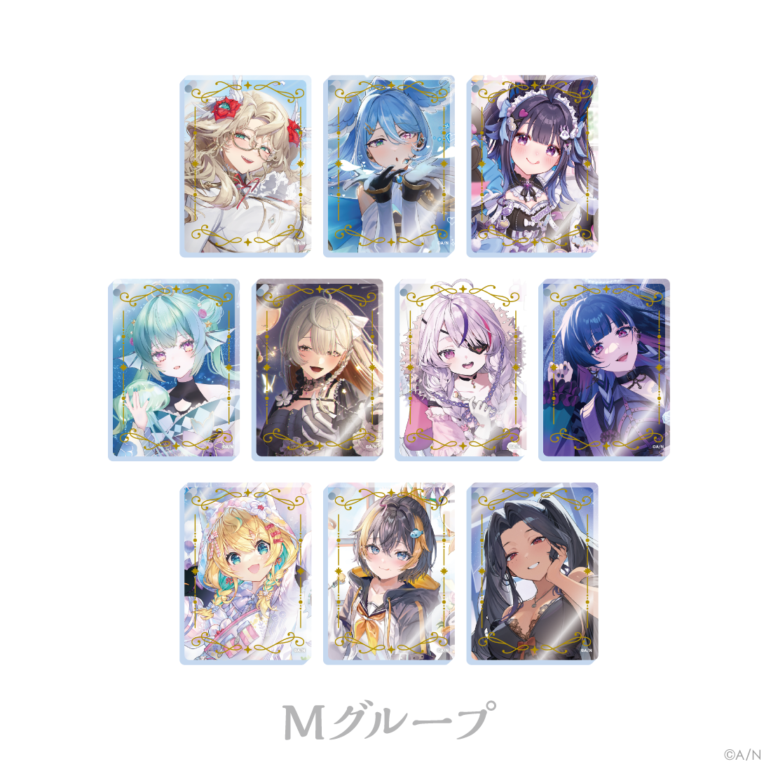 [預訂] Nijisanji 【にじさんじ ノスタルジアコレクション2026】アクリルブロックキーホルダー Mグループ(亞克力塊鑰匙扣 M組)  [NIJISANJI Official Store 6th Anniversary]
