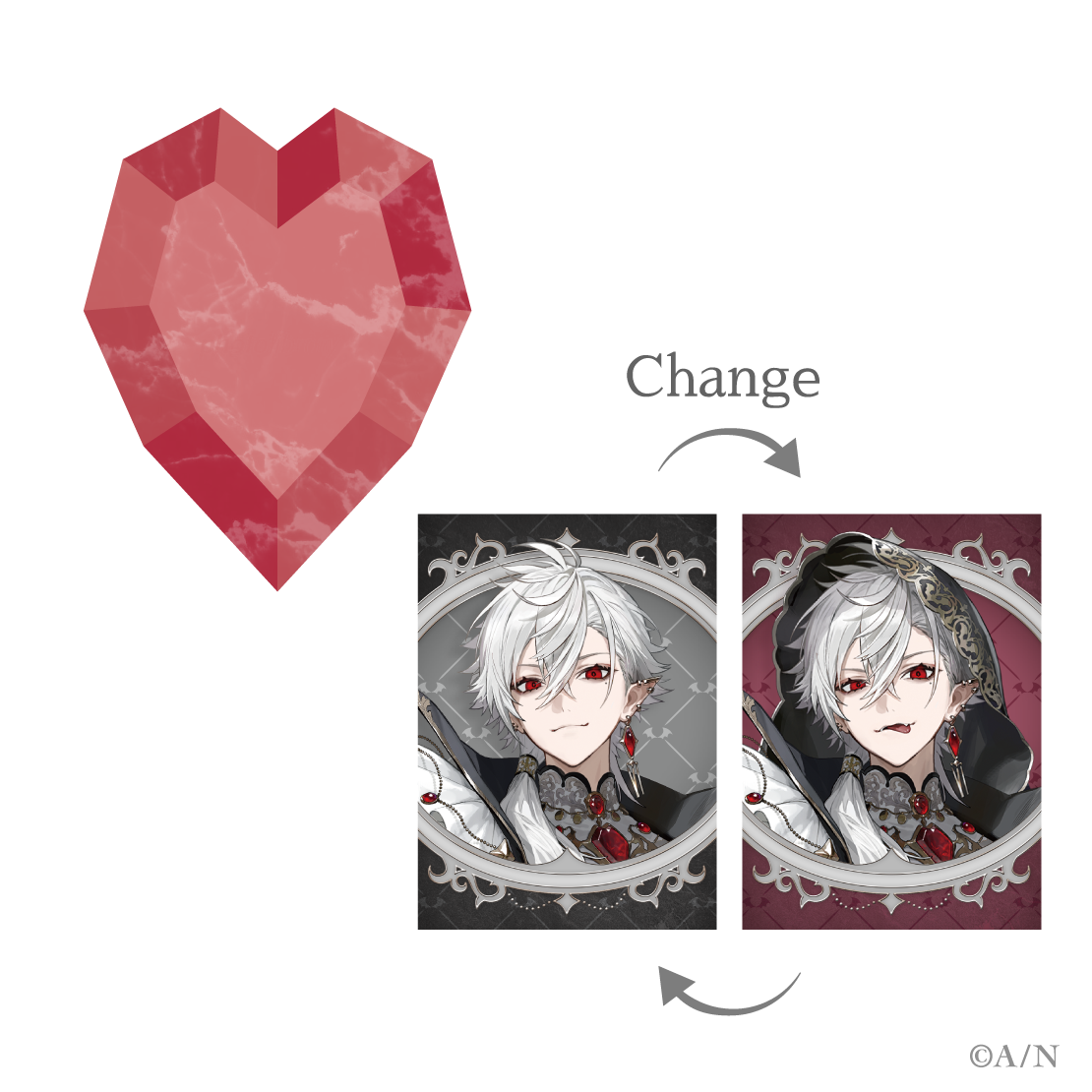 [Pre-order] Nijisanji 【葛葉 ワンマン LIVE】ジュエルソープ＆レンチキュラーカード(Gem Soap & Small Cards)【Kuzuha One-Man Live Bloody Alexandrite】