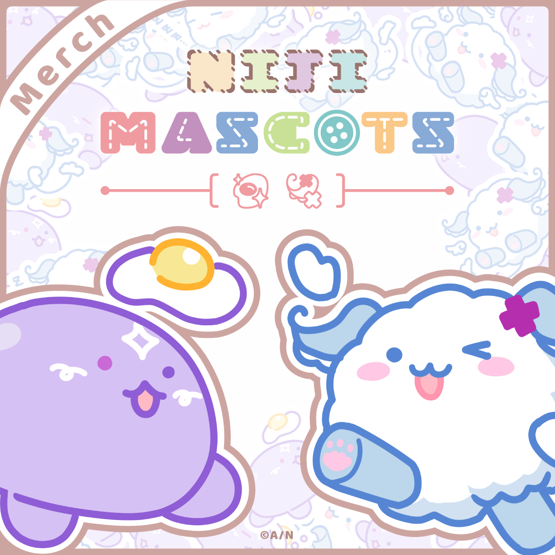 「現貨」Nijisanji 【NIJI Mascots】公仔- 浮奇・ヴィオレタ(Uki Violeta)