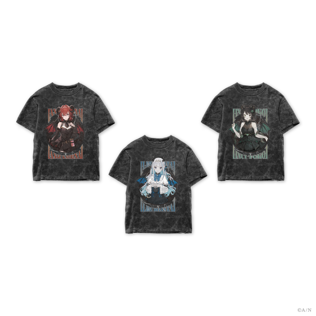 [預訂] Nijisanji 【さんばか 7th】ヴィンテージ風Tシャツ (T恤)