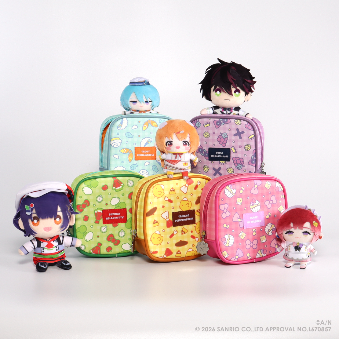 [預訂] Nijisanji 【Speciale×サンリオキャラクターズ】ポーチ(小袋)