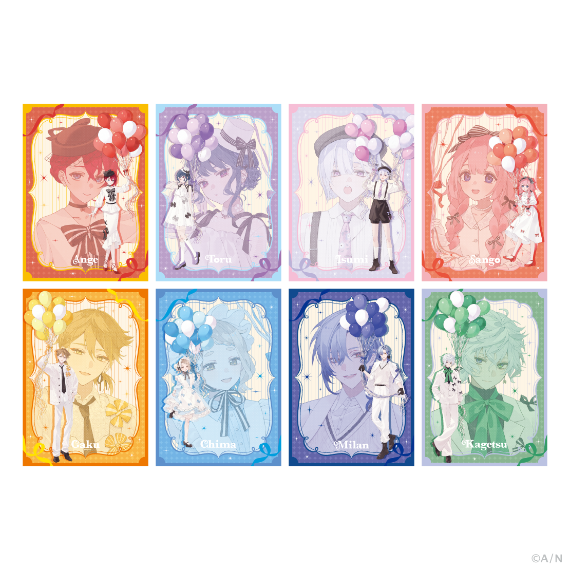 [預訂] Nijisanji 【ふわふわバルーン】アートボード(A4藝術板)