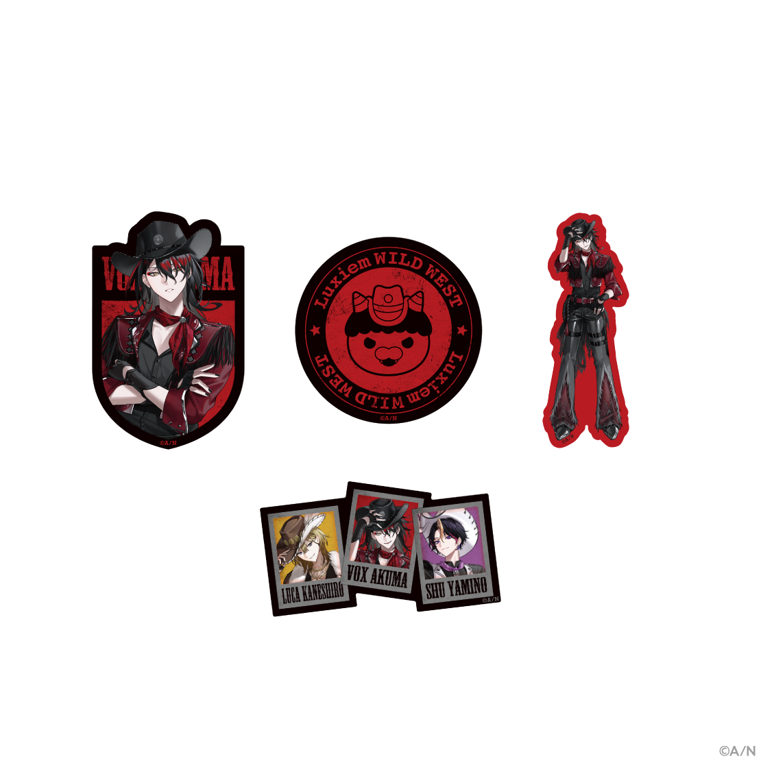 [Pre-order] Nijisanji 【Luxiem WILDWEST】Sticker set