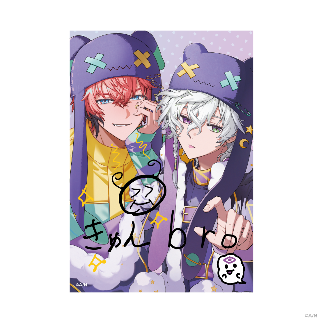 [預訂] Nijisanji 【きゅんbro】ロングスリーブTシャツ (ブロマイド付き)(長袖T恤（附明信片）)