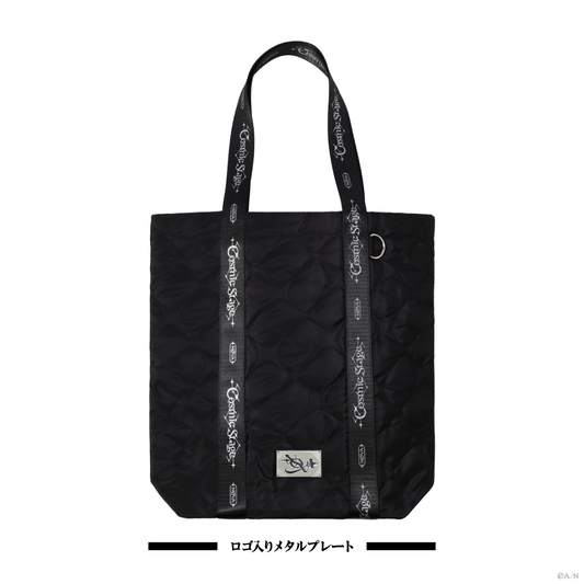 [預訂] Nijisanji 【NØVA -Cosmic Stage-】ロゴテープトートバッグ(黑色tote bag)
