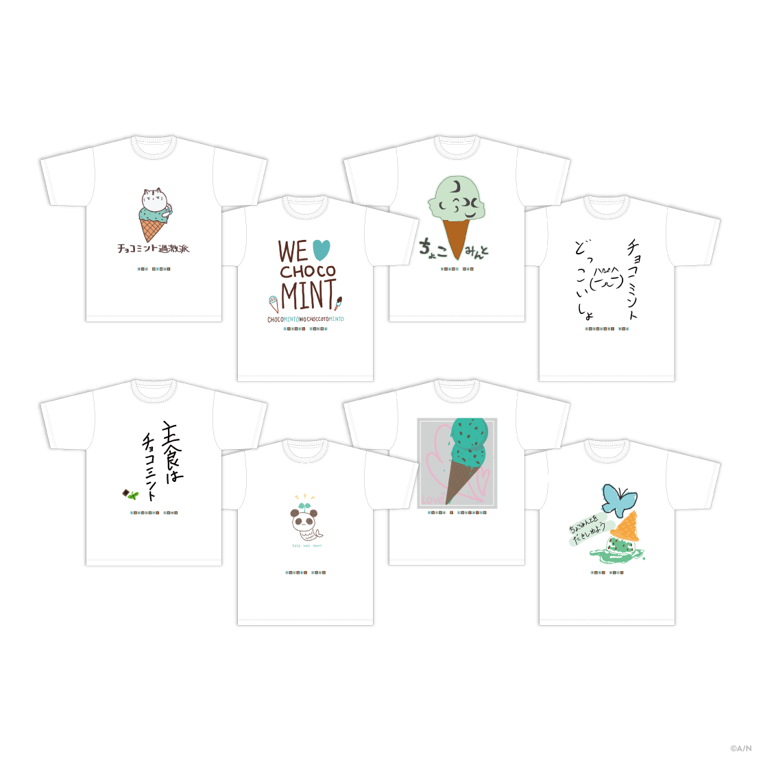 [Pre-order] Nijisanji 【Minty Mate】Hand-painted T-shirt