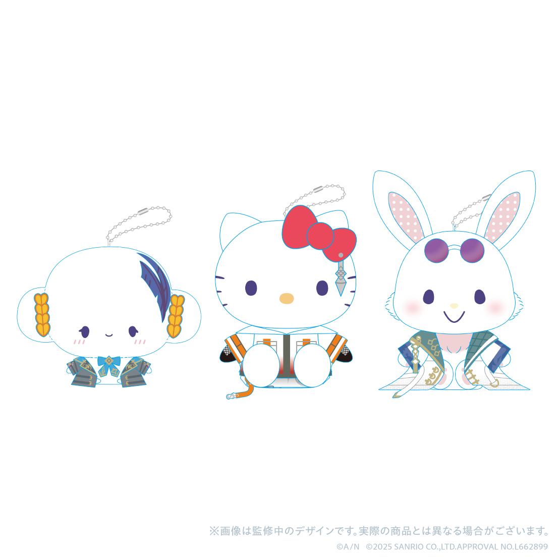 [Pre-order] Nijisanji 【3SKM×サンリオキャラクターズ】Plushie