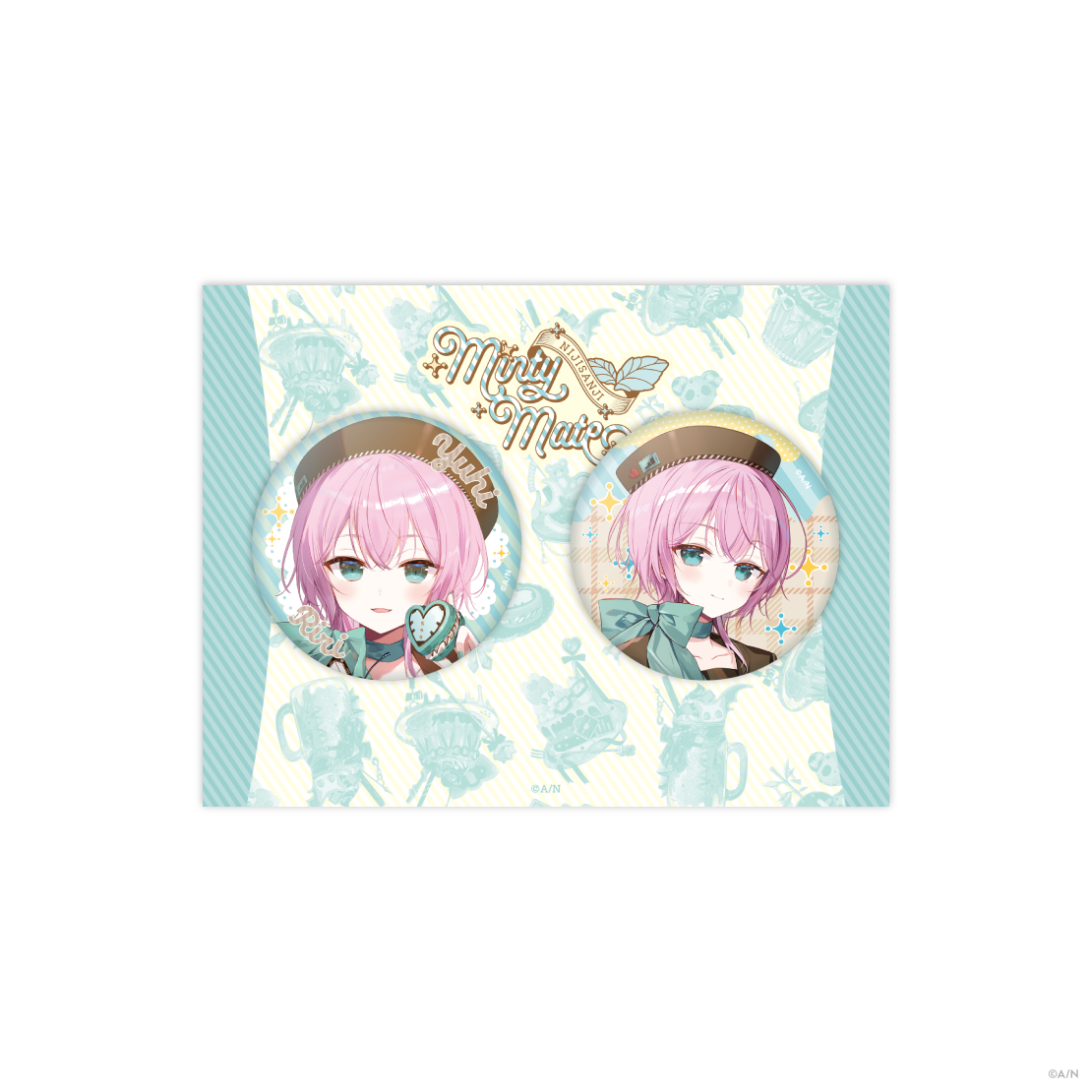 [預訂] Nijisanji 【Minty Mate】缶バッジ セット(徽章set)