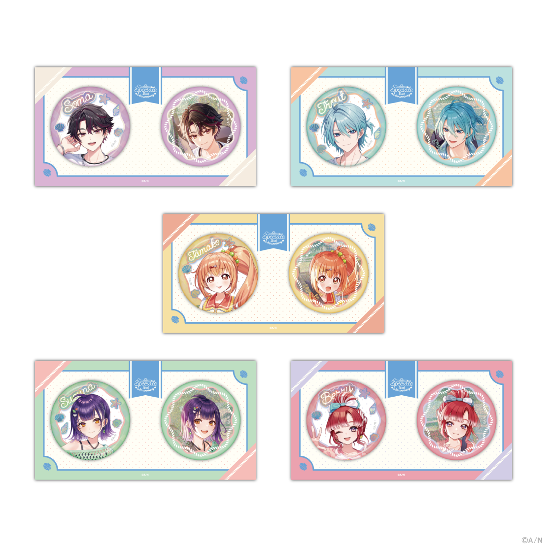 [預訂] Nijisanji 【Speciale 2nd】缶バッジ セット(徽章set)