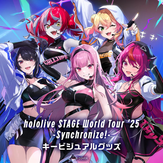  [pre-order] hololive STAGE World Tour '25 -Synchronize!- Key Visual Merchandise