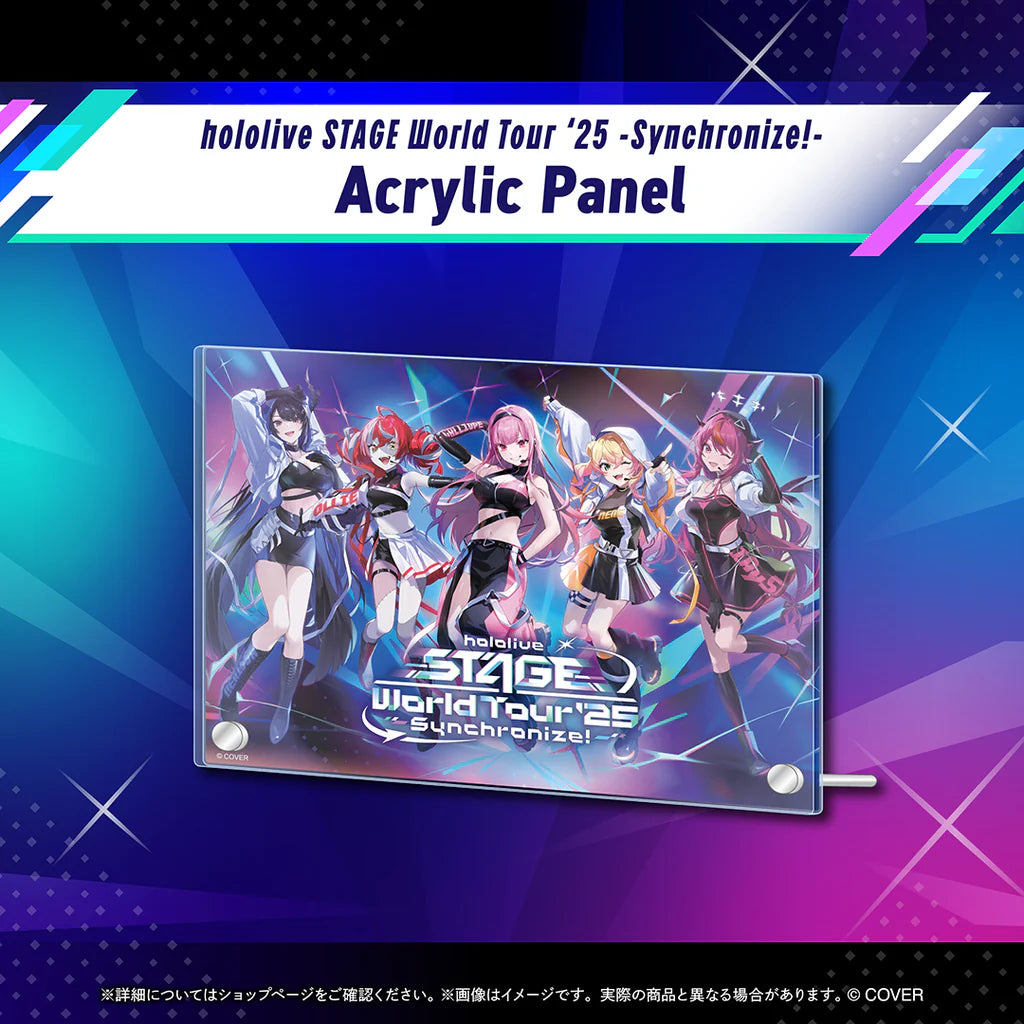  [pre-order] hololive STAGE World Tour '25 -Synchronize!- Key Visual Merchandise