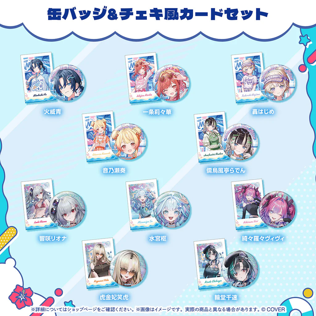 「預訂」hololive [holoNatsu Paradise Merch Vol.2] - Part.1 襟章& 相卡Set