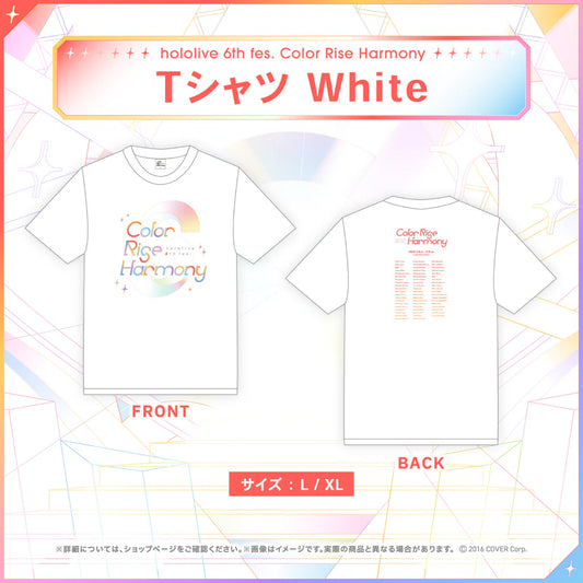 現貨 hololive 6th fes. Color Rise Harmony ライブグッズ T shirt