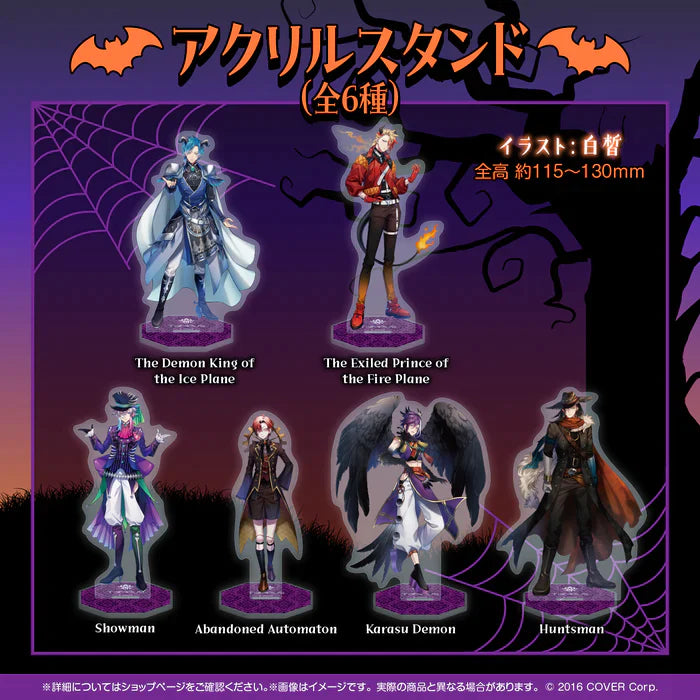 [In-stock]  HOLOSTARS English -TEMPUS- Halloween 2023 - Acrylic Stand/Metal style Badge