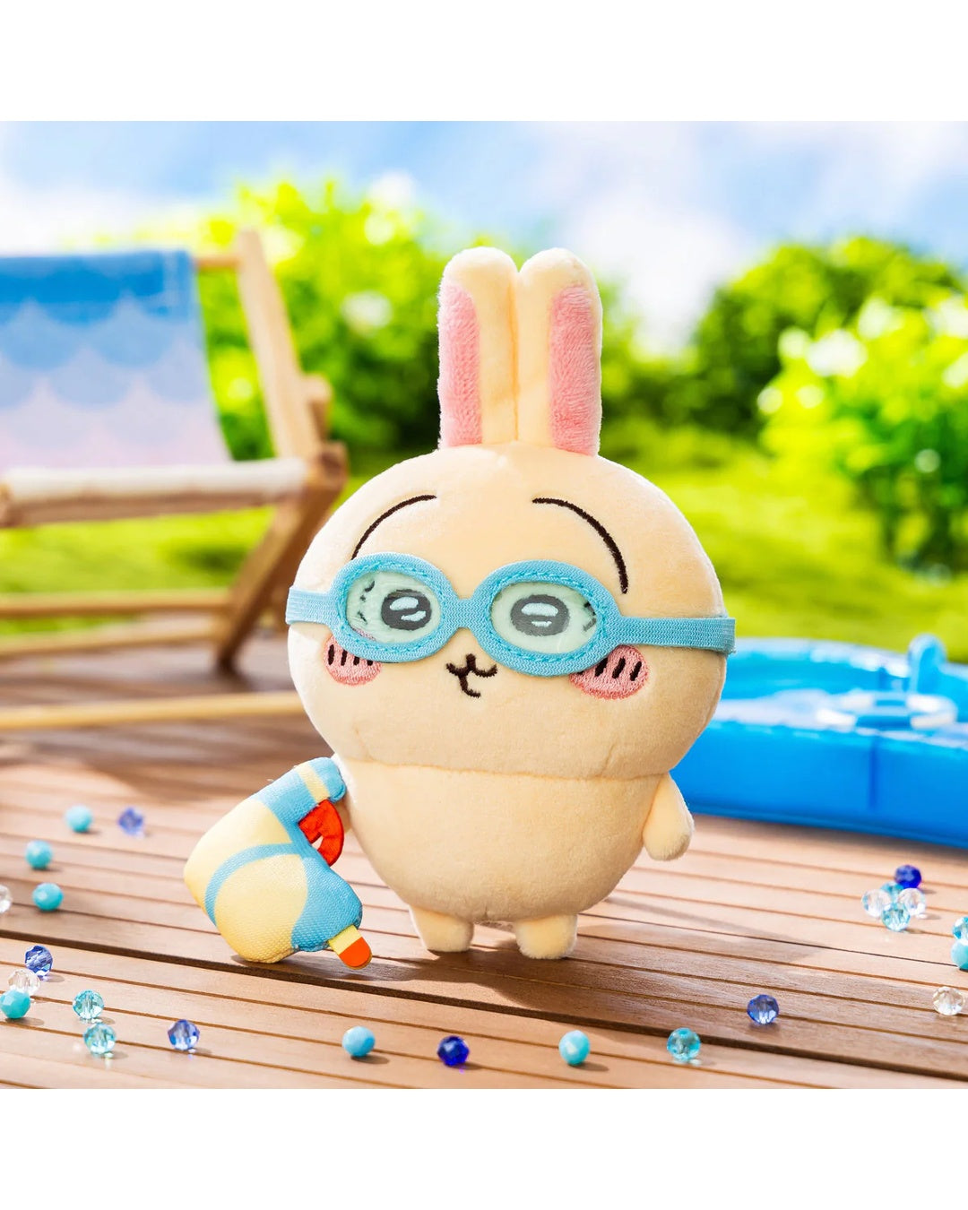 「現貨」 Chiikawa 泳鏡兔兔掛飾公仔