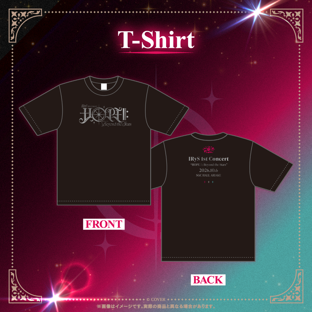 [預訂]hololive 【先行発送】IRyS (IRyS) 1st Concert “HOPE ||: Beyond the Stars”ライブグッズ(演唱會商品)