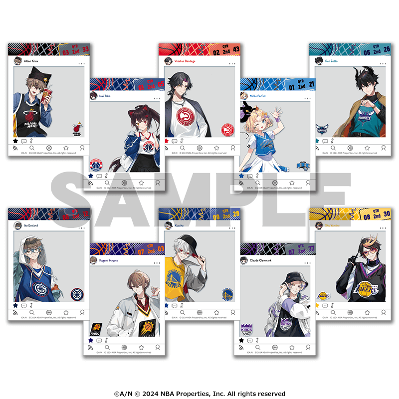 [pre-order] NIJISANJI × NBA  Support Merchandise - Vol.2&3 -part.3