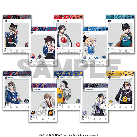 「預訂」NIJISANJI × NBA 應援周邊商品 第2&3彈 -part.3(隨機透明卡)