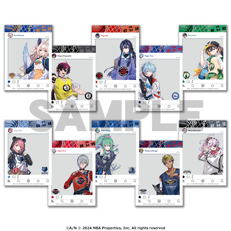 [pre-order] NIJISANJI × NBA  Support Merchandise - Vol.2&3 -part.3