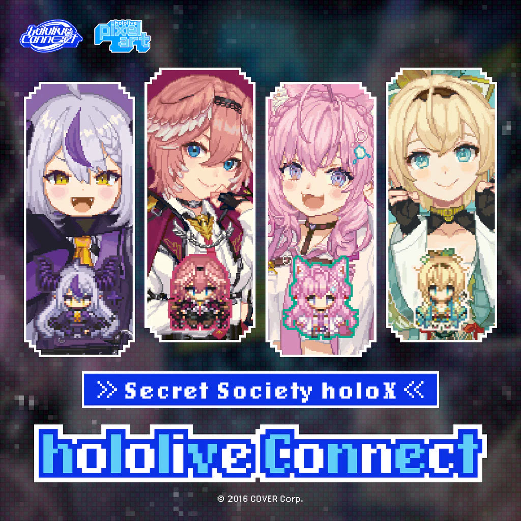 「預訂」Hololive [hololive Connect 系列周邊] 第5彈 hololive pixel art - HoloX (存庫)