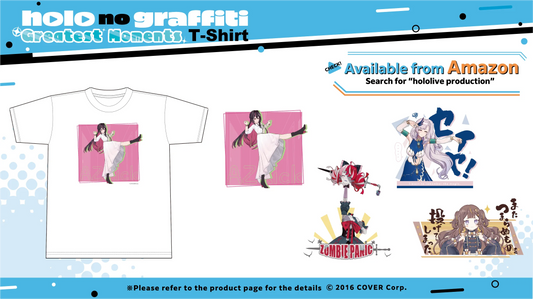 「預訂」ホロぐら名場面 T-shirt Vol.11 - AZKi / Ollie / Anya Melfissa / Pavolia Reine