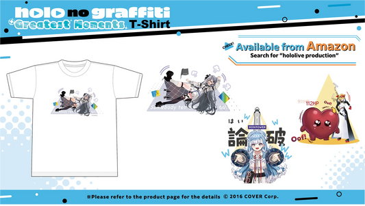 「預訂」ホロぐら名場面 T-shirt Vol.12 - Vestia Zeta/ Kaela Kovalskia/ Kobo Kanaeru