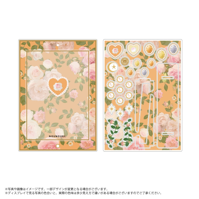 [In-stock]  [Fukuya] -Vintage Rose Acrylic Photo Frame (with Stand) (Qver. Stand/Proportional Stand)