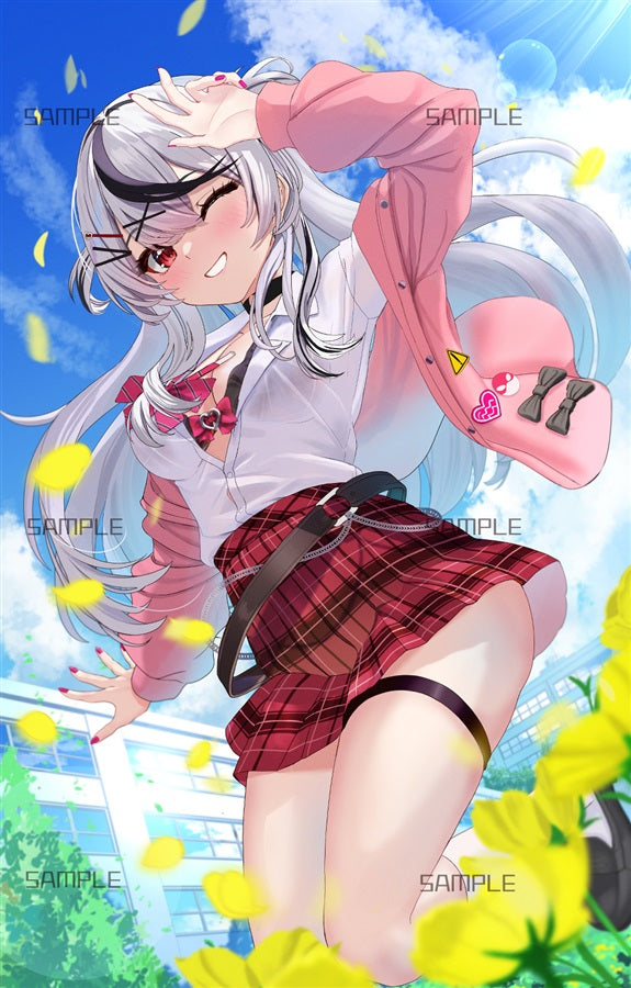 [C105代購] 【C105】ちょっとHなギャル叉タペストリー- 同人掛軸[Fanart]